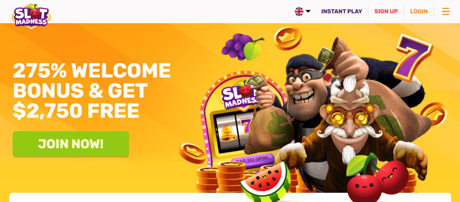 slot madness no deposit bonus